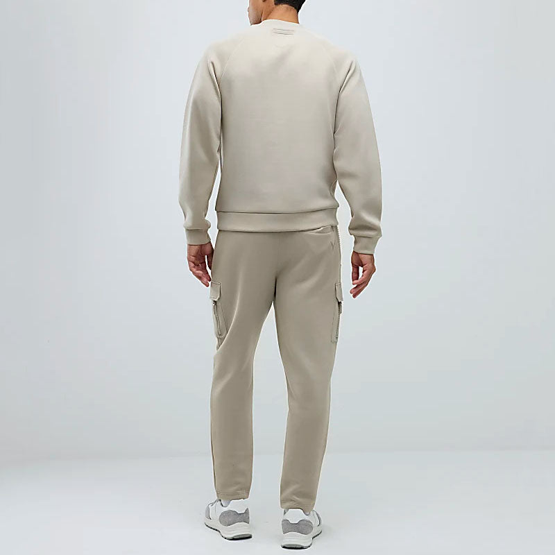 Men's Long-Sleeve Pullover and Sweatpants Set