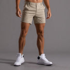 Men's Chino Shorts with Flat-Front Waistband