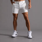 Men's Chino Shorts with Flat-Front Waistband