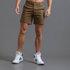 Men's Chino Shorts with Flat-Front Waistband