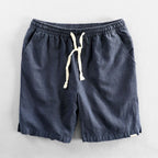 Men's Drawstring Shorts with Elasticated Waistband and Side Seam Pockets