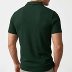 Men's Polo Shirt with Quarter Zip