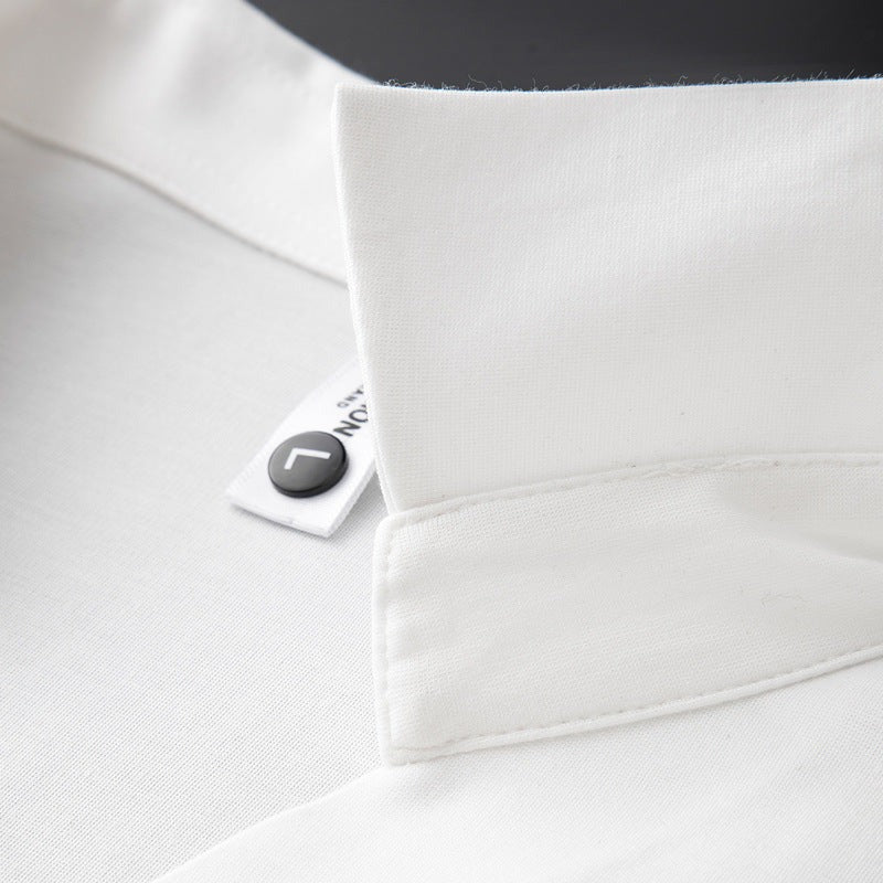 Men's Polo Short Sleeve Shirt with V-Neck