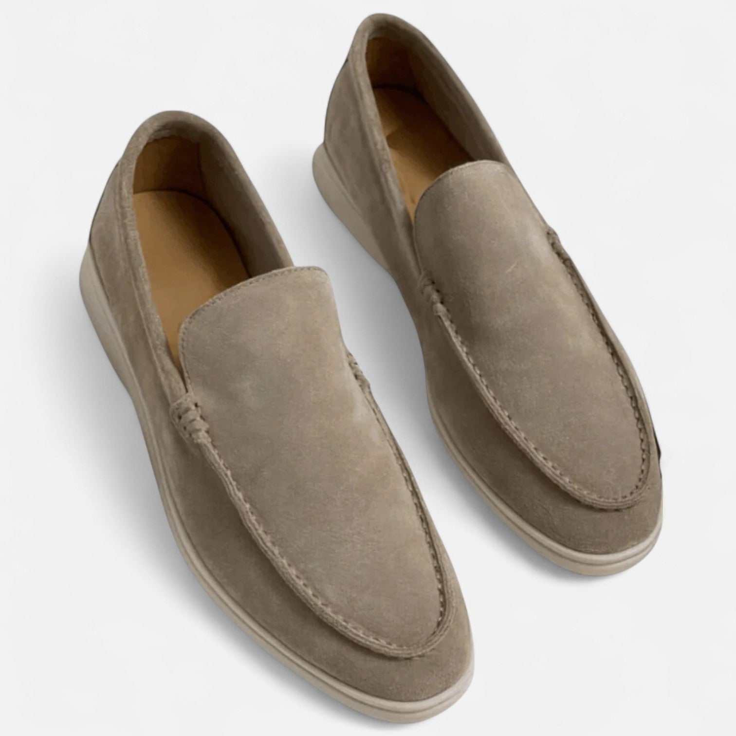 Men's Slip On Loafers with Almond Toe