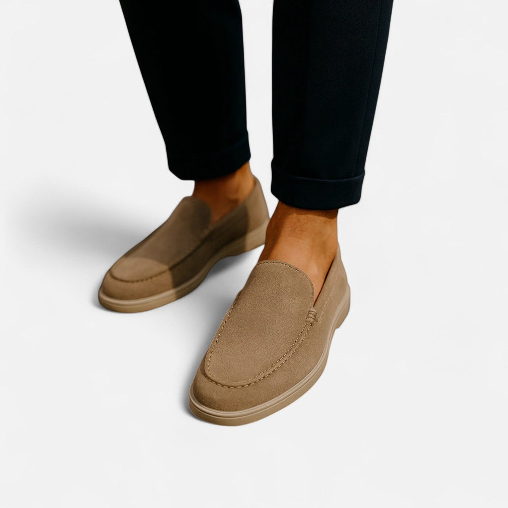 Men's Slip On Loafers with Almond Toe