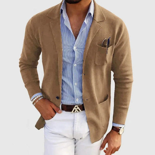 Men's Smart Blazer Jacket with Chest Pocket