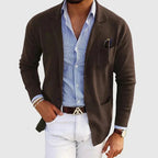 Men's Smart Blazer Jacket with Chest Pocket