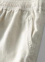 Men's Two Piece Set with Short Sleeve Shirt and Drawstring Trousers