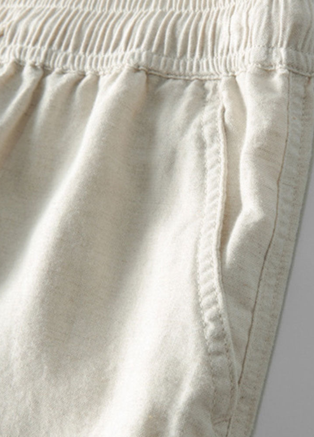 Men's Two Piece Set with Short Sleeve Shirt and Drawstring Trousers
