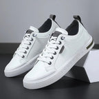 Men's Walking Lace-Up Trainers with Contrast Sole