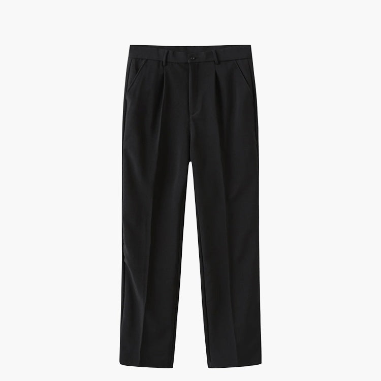 Men's Wide Leg Baggy Trousers with High Waist