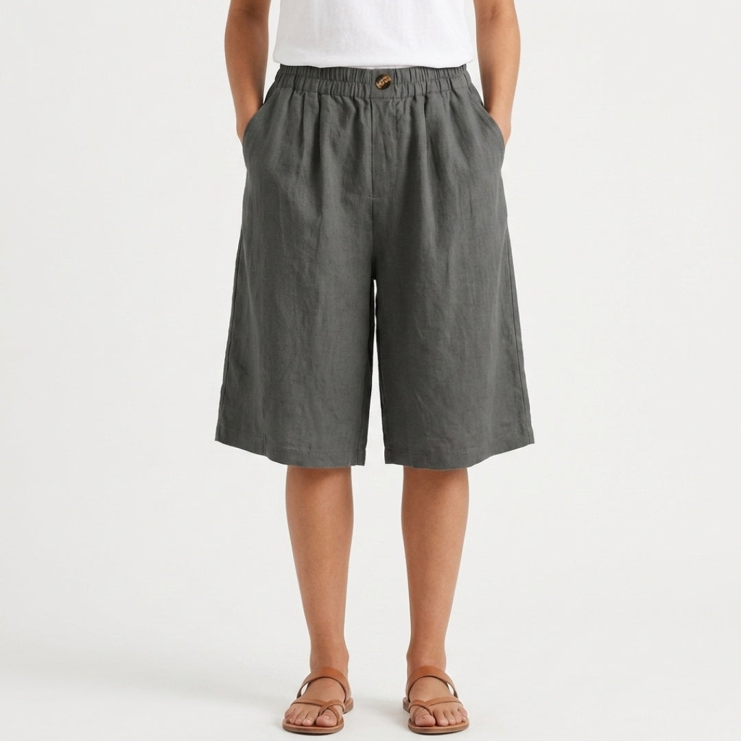 Women's Baggy Wide Leg Shorts with High Waist