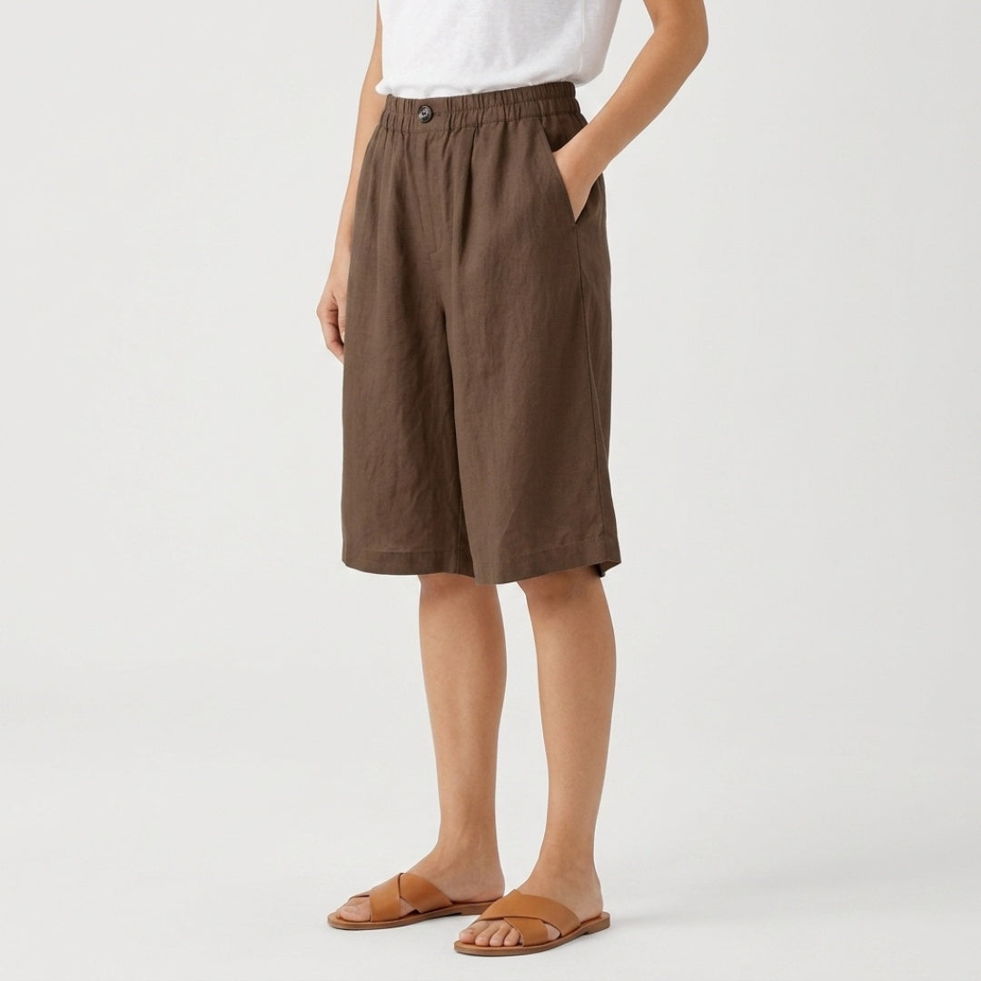 Women's Baggy Wide Leg Shorts with High Waist