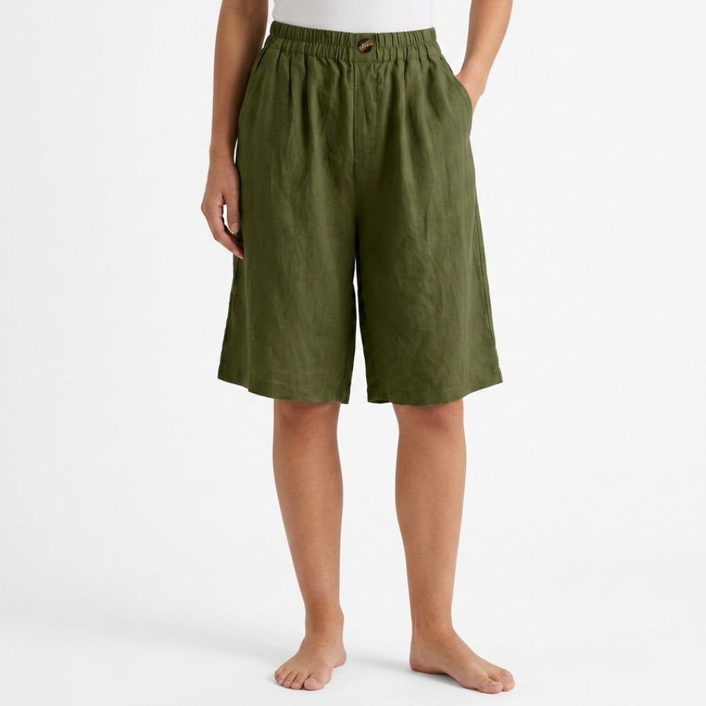 Women's Baggy Wide Leg Shorts with High Waist