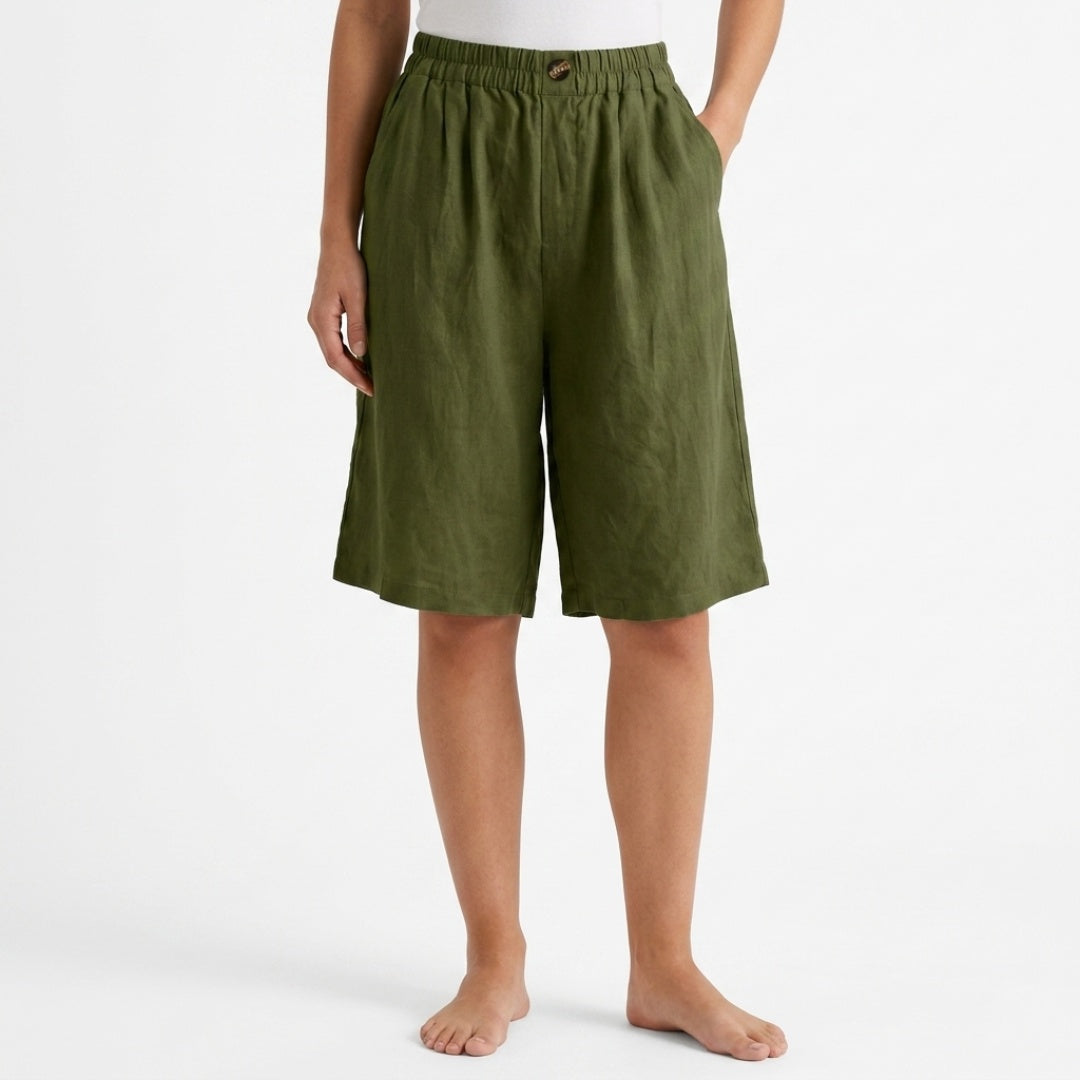 Women's Baggy Wide Leg Shorts with High Waist