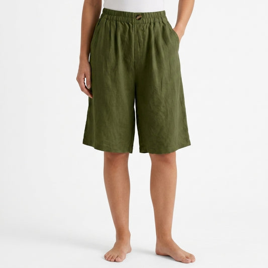 Women's Baggy Wide Leg Shorts with High Waist