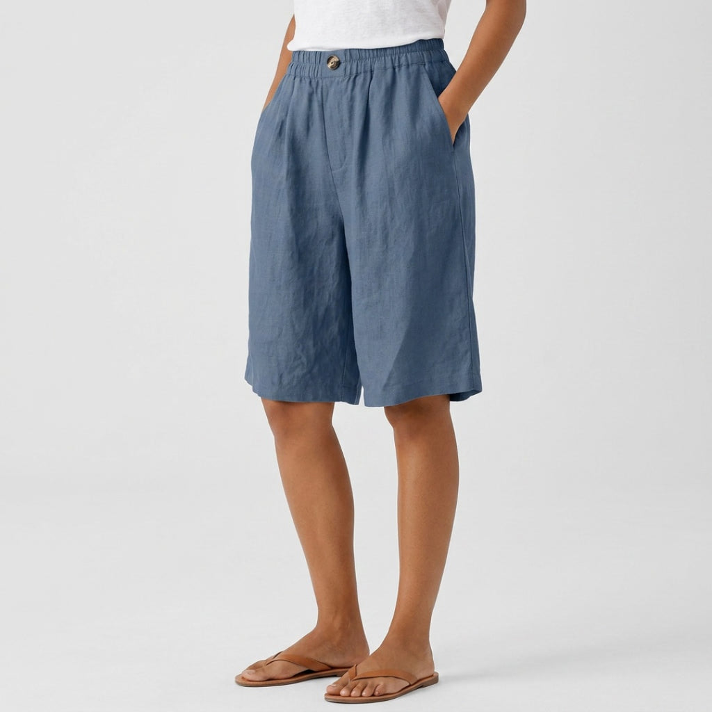 Women's Baggy Wide Leg Shorts with High Waist