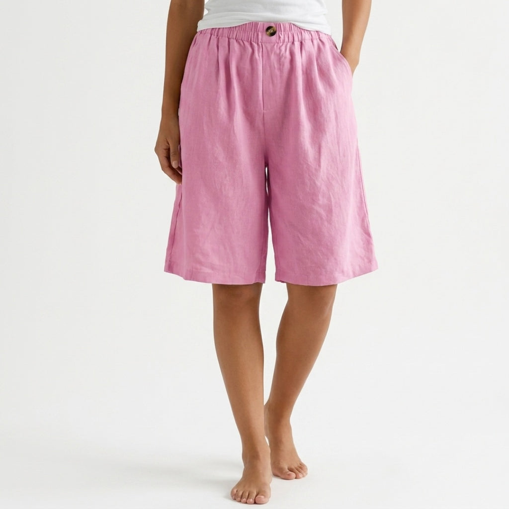 Women's Baggy Wide Leg Shorts with High Waist