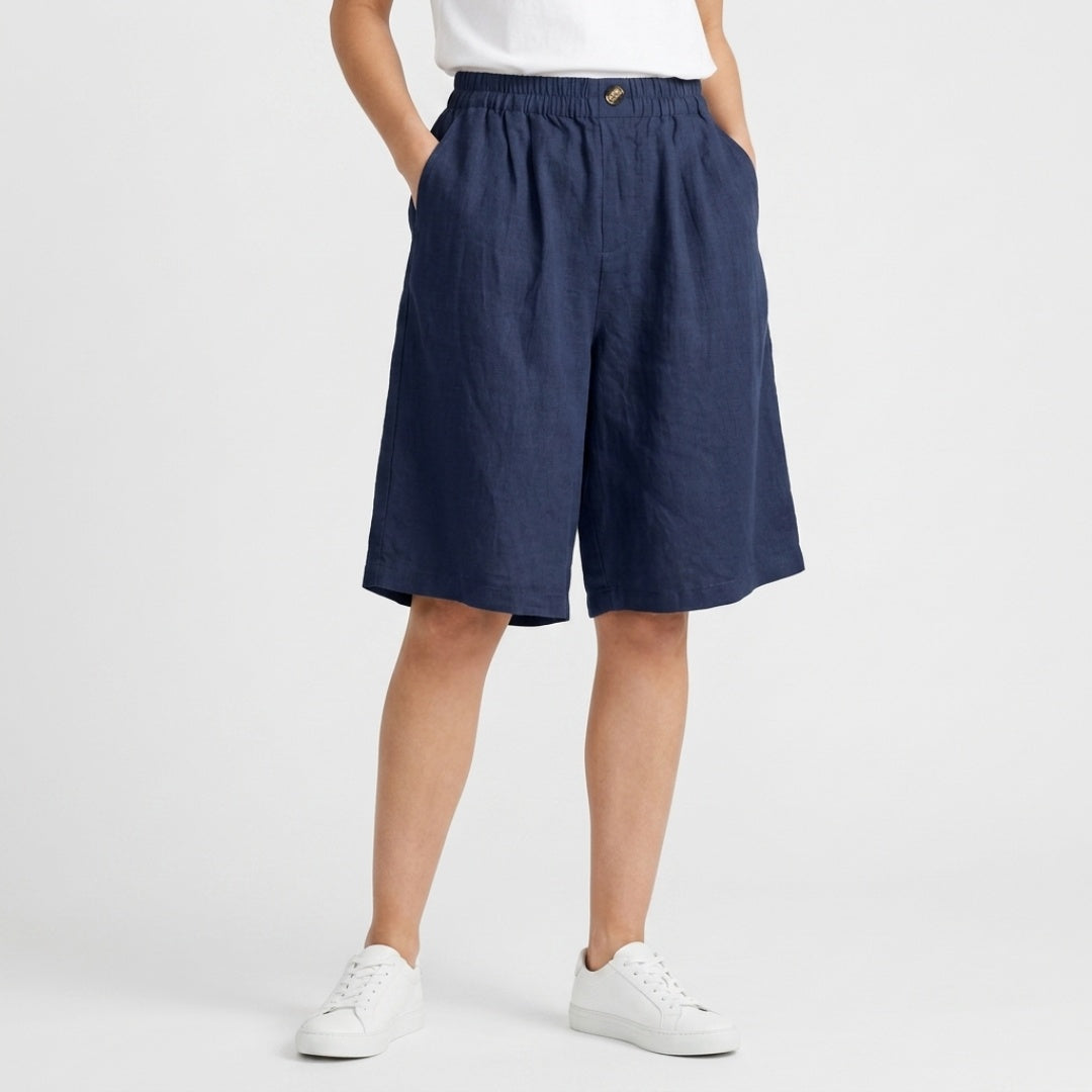 Women's Baggy Wide Leg Shorts with High Waist