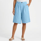 Women's Baggy Wide Leg Shorts with High Waist