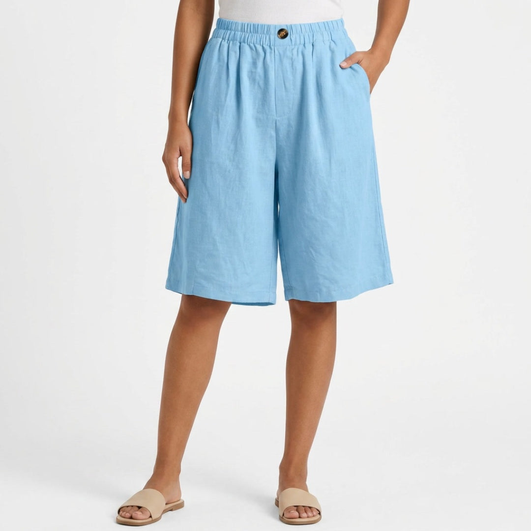 Women's Baggy Wide Leg Shorts with High Waist