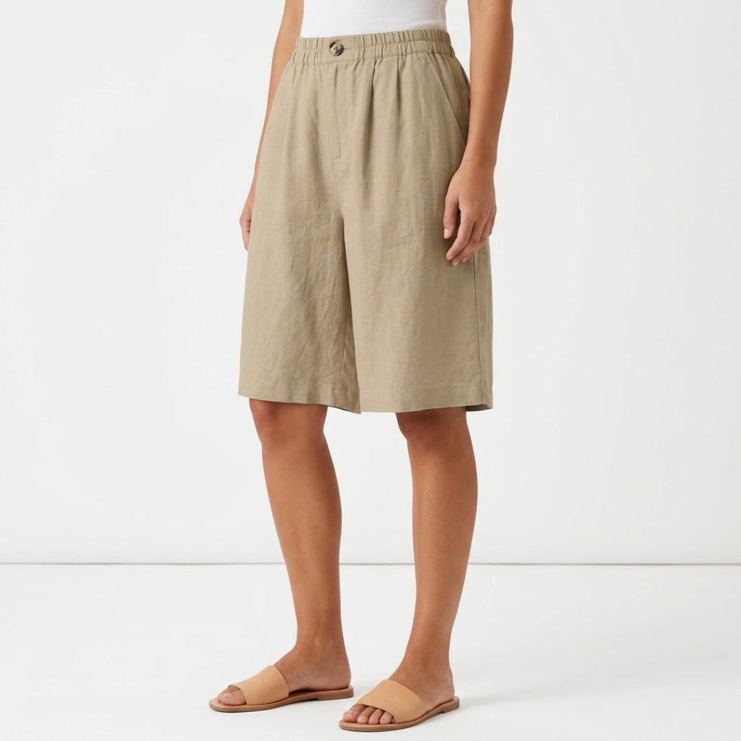 Women's Baggy Wide Leg Shorts with High Waist