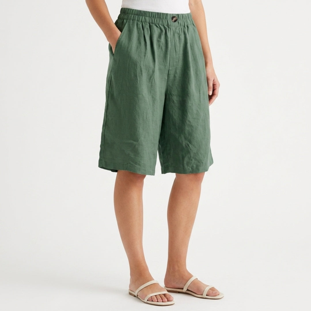 Women's Baggy Wide Leg Shorts with High Waist