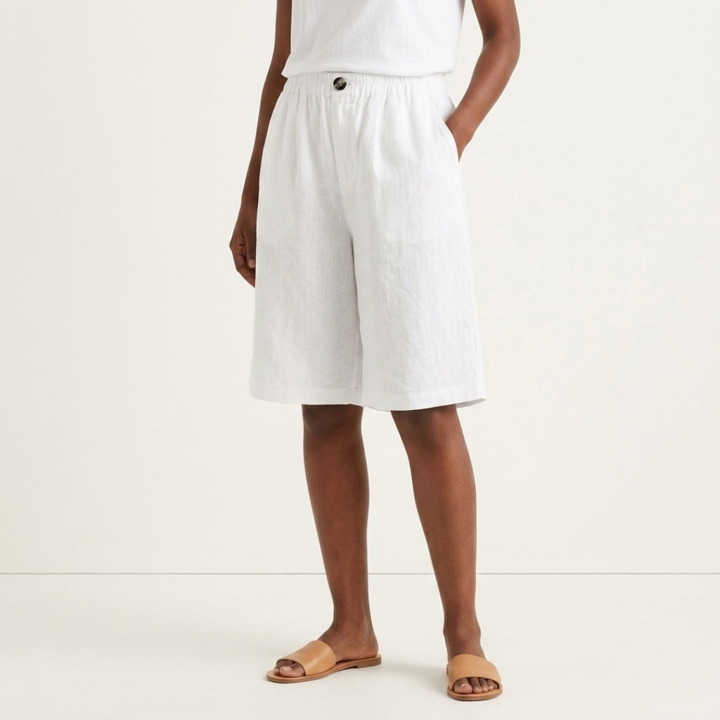 Women's Baggy Wide Leg Shorts with High Waist