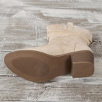 Women's Cowgirl Mid-Calf Boots with Block Heel