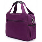 Women's Crossbody Shoulder Handbag with Multi-Zip Compartments