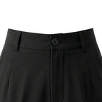 Women's High Waisted Wide Leg Trousers with Pockets