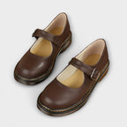 Women's Mary Jane Flat Shoes with Buckle Strap
