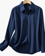 Women's Party Oversized Blouse with Long Sleeve