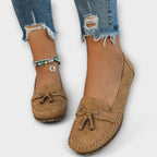 Women's Slip On Walking Loafers with Tassel Detail