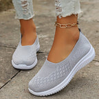Women's Slip On Walking Shoes with Round Toe