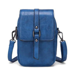Women's Small Crossbody Bag with Flap Closure and Adjustable Shoulder Strap