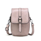 Women's Small Crossbody Bag with Flap Closure and Adjustable Shoulder Strap