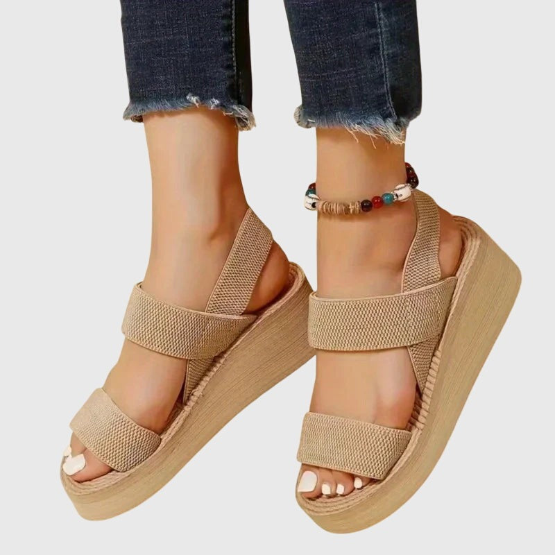 Women's Wedge Platform Sandals with Open Toe