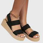 Women's Wedge Platform Sandals with Open Toe