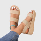 Women's Wedge Platform Sandals with Open Toe