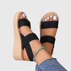 Women's Wedge Platform Sandals with Open Toe