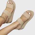 Women's Wedge Platform Sandals with Open Toe