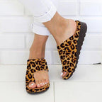 Women's Wedge Platform Sandals with Toe Loop