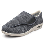 Women's Wide-Fit Mesh Shoes with Adjustable Strap and Air Cushion Sole