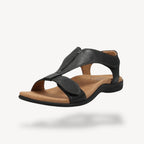 Women's Wide Fit Walking Sandals with Open Toe Strap