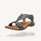 Women's Wide Fit Walking Sandals with Open Toe Strap