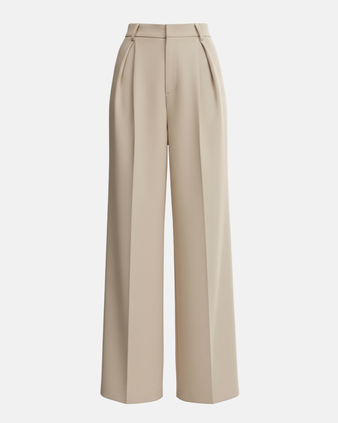 Women's Wide Leg Work Trousers with High Waist
